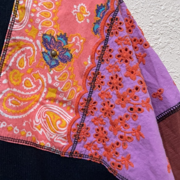 Free People women’s feelin’ it patch shirt size XS - Picture 6 of 6